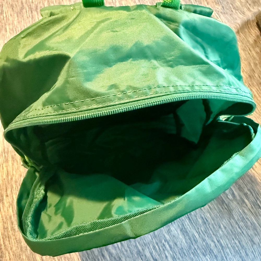 Green Triceratops Dinosaur Kids Backpack - Picture 6 of 9